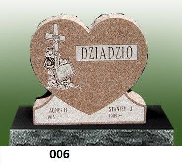 Red Granite Tombstones Monuments P202852B